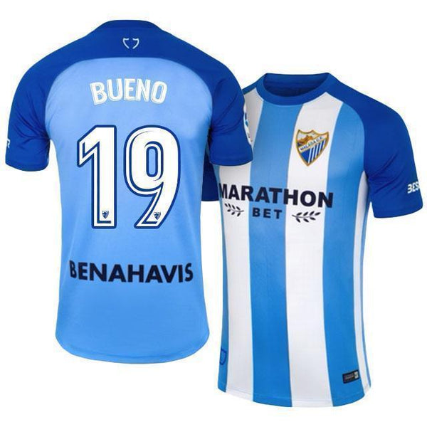 Men 19 Alberto Bueno Jersey Soccer Malaga CF Jersey 2018 LaLiga - fastssd - Soccer Jersey - CrazyKill