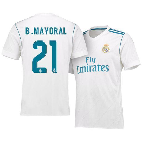 Men 21 Borja Mayoral Jersey Soccer Real Madrid Jersey 2018 LaLiga - fastssd - Soccer Jersey - CrazyKill