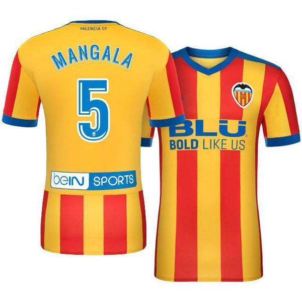Men 5 Eliaquim Mangala Jersey Soccer Valencia Jersey 2018 LaLiga - fastssd - Soccer Jersey - CrazyKill