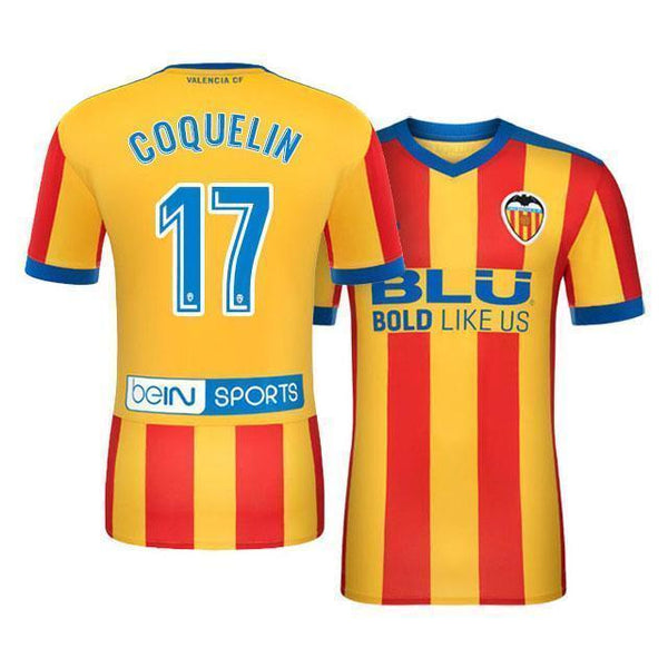 Men 17 Francis Coquelin  Jersey Soccer Valencia Jersey 2018 LaLiga - fastssd - Soccer Jersey - CrazyKill