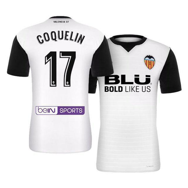 Men 17 Francis Coquelin Jersey Soccer Valencia Jersey 2018 LaLiga - fastssd - Soccer Jersey - CrazyKill