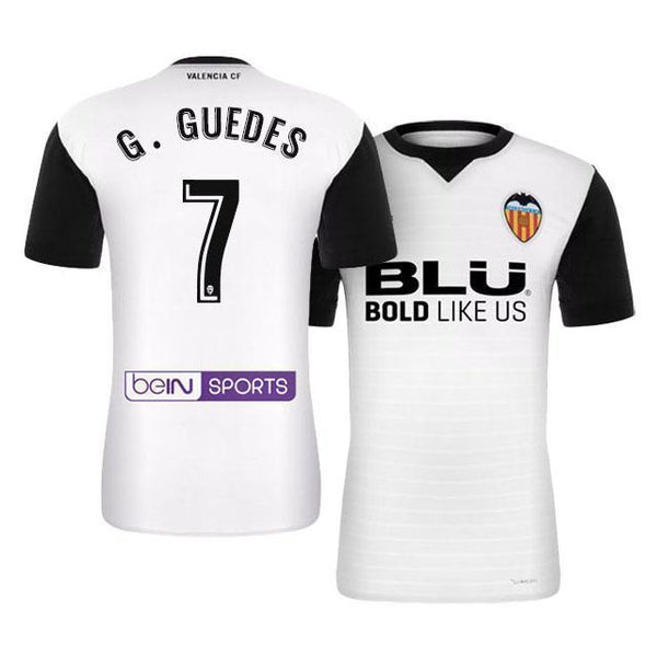 Men 7 Guedes Jersey Soccer Valencia Jersey 2018 LaLiga - fastssd - Soccer Jersey - CrazyKill