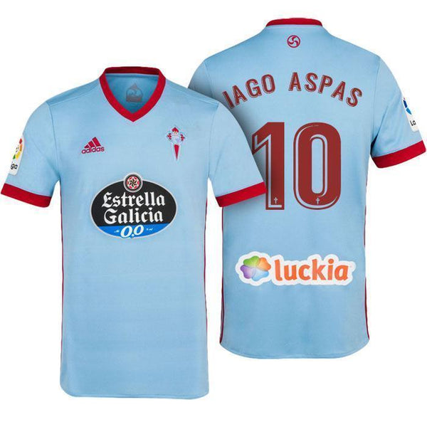 Men 10 Iago Aspas Juncal Jersey Soccer Celta de Vigo Jersey 2018 LaLiga - fastssd - Soccer Jersey - CrazyKill