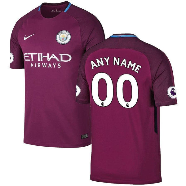 Men 00 Anyname Jersey Away Soccer Manchester City Jersey Premier League - fastssd - Soccer Jersey - CrazyKill
