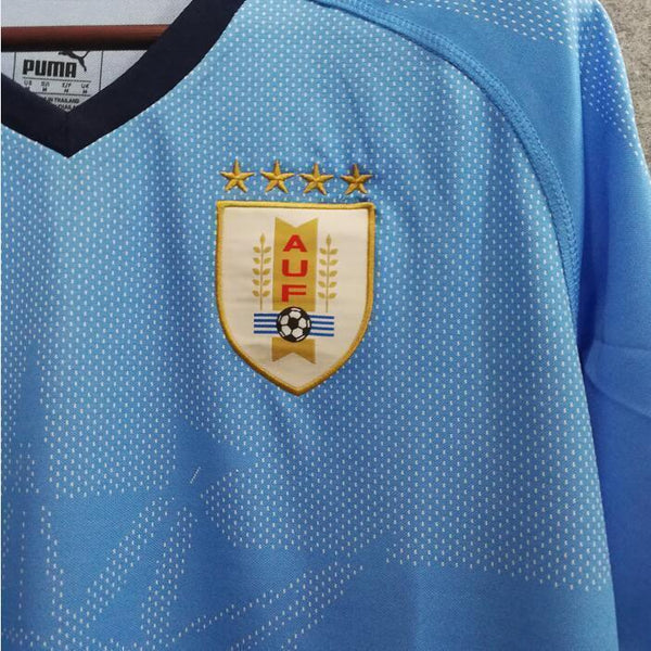 Men 9 Luis Suarez Jersey Soccer Uruguay Jersey World Cup 2018 Jersey - fastssd - Soccer Jersey - CrazyKill