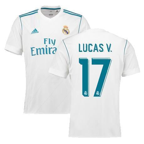 Men 17 Lucas Vazquez Soccer Real Madrid Jersey 2018 LaLiga - fastssd - Soccer Jersey - CrazyKill