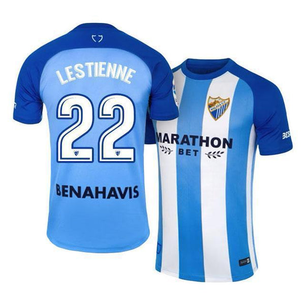 Men 22 Maxime Lestienne Jersey Soccer Malaga CF Jersey 2018 LaLiga - fastssd - Soccer Jersey - CrazyKill