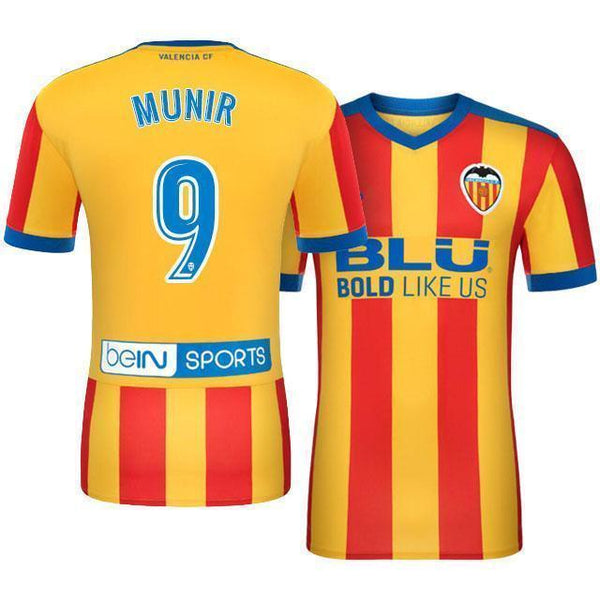 Men 9 Munir El Haddadi Jersey Soccer Valencia Jersey 2018 LaLiga - fastssd - Soccer Jersey - CrazyKill