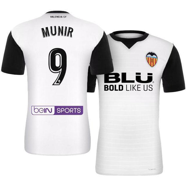 Men 9 Munir El Haddadi Jersey Soccer Valencia Jersey 2018 LaLiga - fastssd - Soccer Jersey - CrazyKill