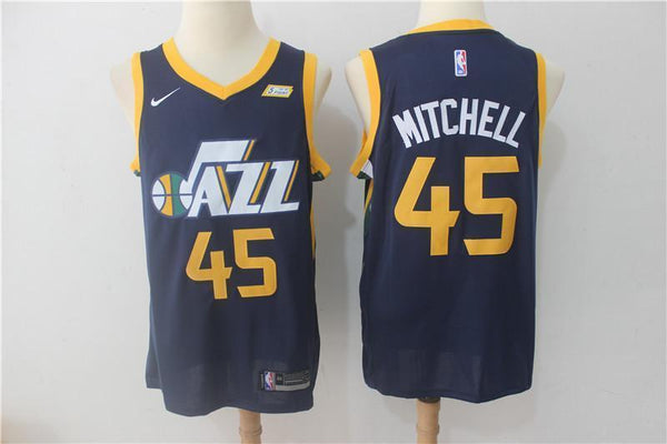 Men 45 Donovan Mitchell Utah Jazz Jersey Navy Blue Fanatics Swingman - fastssd - NBA Jersey - nRevo
