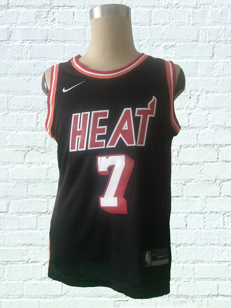 Men 07 Goran Dragic Jersey Black Miami Heat Jersey Swingman Fanatics