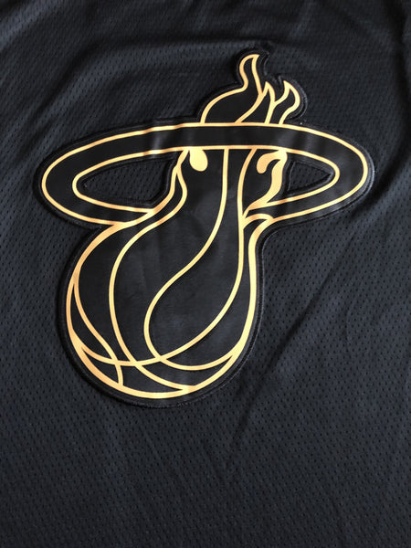 Men 03 Dwyane Wade Jersey Black Miami Heat Jersey Golden Edition - fastssd - NBA Jersey - nRevo