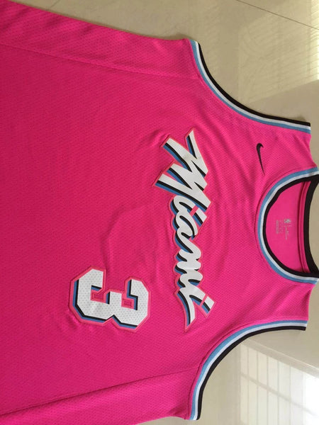 Men 03 Dwyane Wade Jersey Pink Miami Heat Jersey Swingman Fanatics - fastssd - NBA Jersey - nRevo