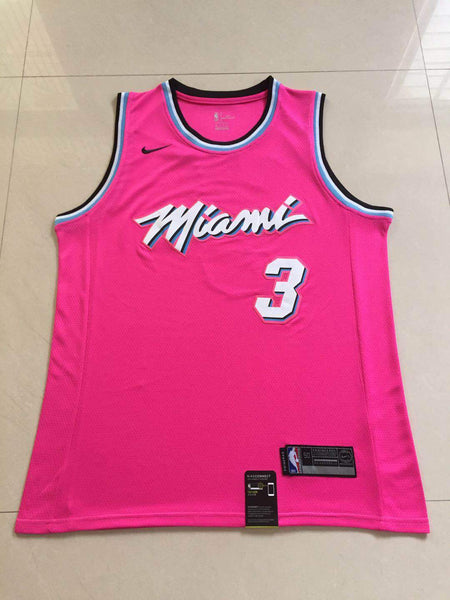 Men 03 Dwyane Wade Jersey Pink Miami Heat Jersey Swingman Fanatics - fastssd - NBA Jersey - nRevo