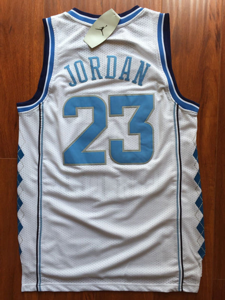 Men 23 Michael Jordan Jersey White North Carolina Fanatics Swingman - fastssd - NBA Jersey - nRevo