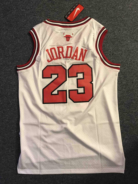 Men 23 Michael Jordan Jersey White Chicago Bulls Swingman Fanatics - fastssd - NBA Jersey - nRevo