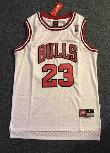 Men 23 Michael Jordan Jersey White Chicago Bulls Swingman Fanatics - fastssd - NBA Jersey - nRevo