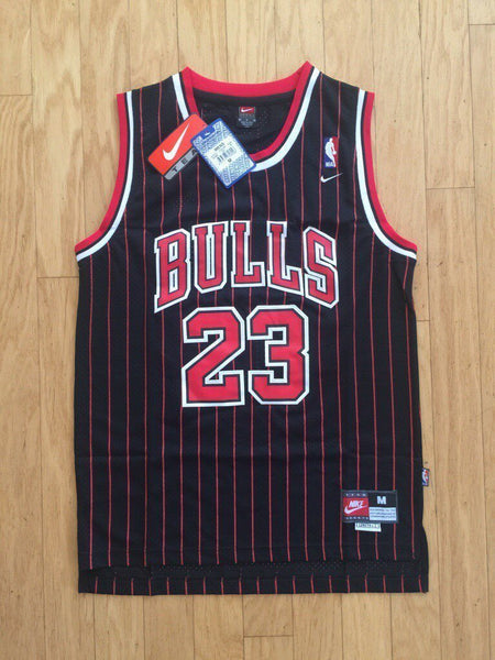 Men Chicago Bulls 23 Michael Jordan Jersey Black Red Fanatics - fastssd - NBA Jersey - nRevo