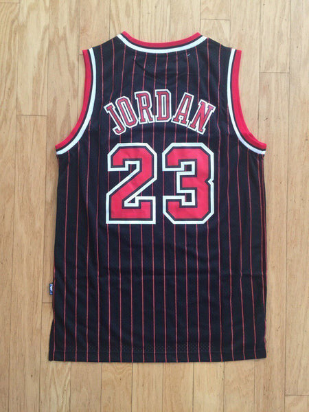Men Chicago Bulls 23 Michael Jordan Jersey Black Red Fanatics - fastssd - NBA Jersey - nRevo