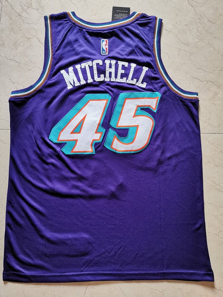 Men 45 Donovan Mitchell Jersey Purple Utah Jazz Jersey Swingman Fanatics - fastssd - NBA Jersey - nRevo