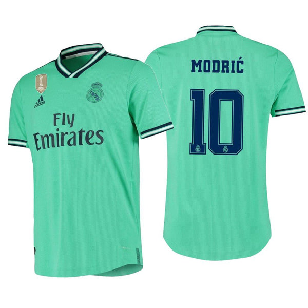 Men 10 Luka Modric Jersey Green Away Real Madrid Jersey Laliga 2020 - fastssd - Soccer Jersey - CrazyKill