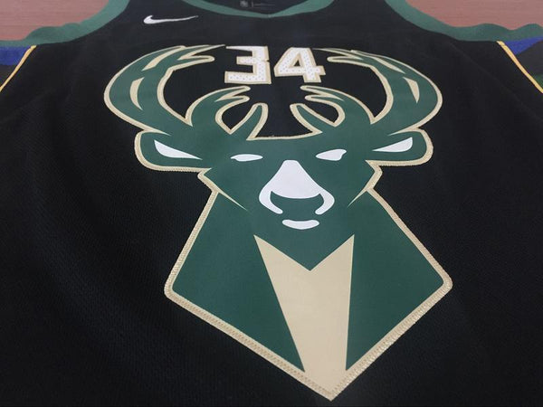 Men 34 Giannis Antetokounmpo Bucks Jersey Black Milwaukee Bucks Fanatics - fastssd - NBA Jersey - nRevo