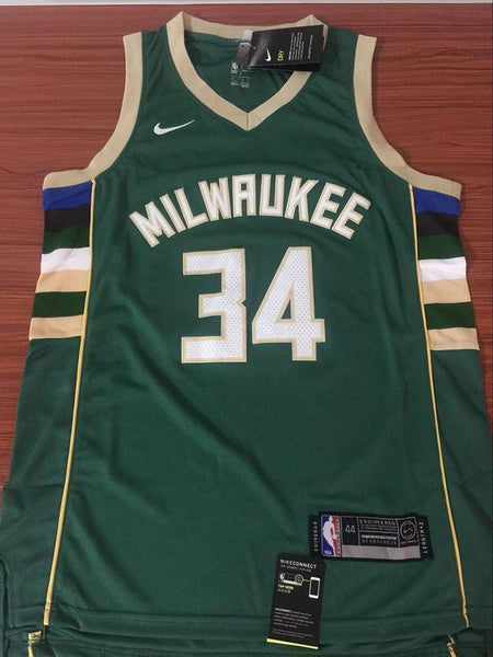 Men 34 Giannis Antetokounmpo Jersey Green Milwaukee Bucks Fanatics - fastssd - NBA Jersey - nRevo