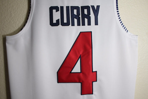 Men 4 Stephen Curry Jersey White USA Dream Team Swingman Jersey - fastssd - NBA Jersey - nRevo