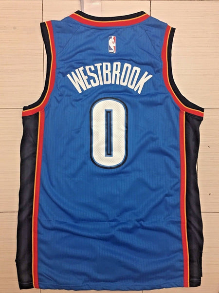 Men 0 Russell Westbrook Jersey Blue Oklahoma City Thunder Jersey Swingman - fastssd - NBA Jersey - nRevo