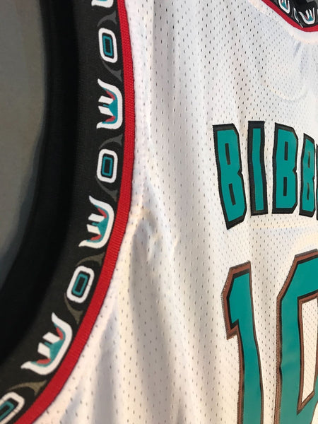Men 10 Mike Bibby Jersey White Vancouver Grizzlies Jersey Swingman - fastssd - NBA Jersey - nRevo