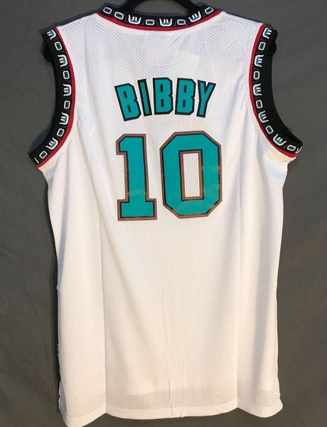 Men 10 Mike Bibby Jersey White Vancouver Grizzlies Jersey Swingman - fastssd - NBA Jersey - nRevo