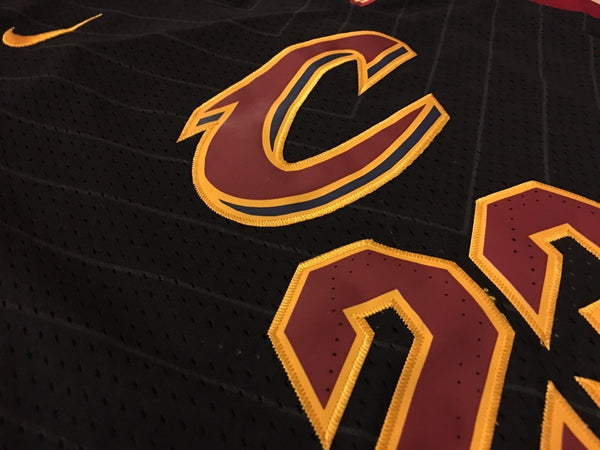Men Cleveland Cavaliers 23 Lebron James Jersey Black Authentic Player version - fastssd - NBA Jersey - nRevo
