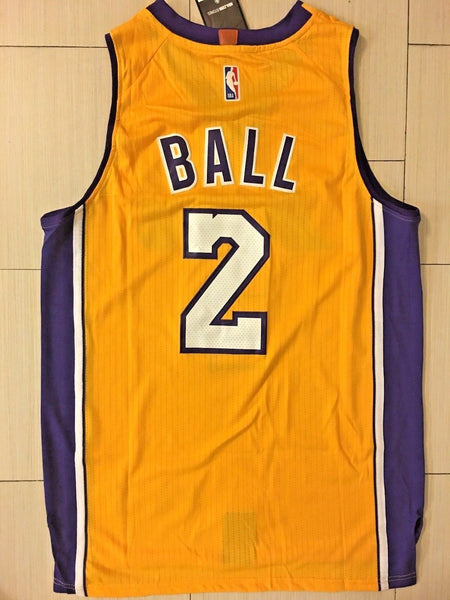 Men 2 Lonzo Ball Jersey Yellow Los Angeles Lakers Jersey Swingman - fastssd - NBA Jersey - nRevo