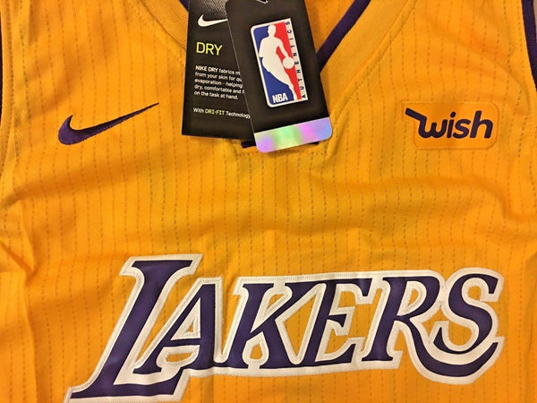 Men 2 Lonzo Ball Jersey Yellow Los Angeles Lakers Jersey Swingman - fastssd - NBA Jersey - nRevo