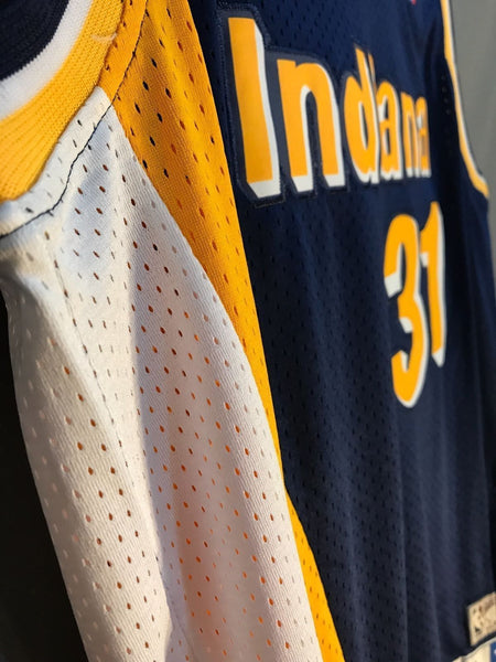 Men 31 Reggie Miller Jersey Indiana Pacers Jersey Throwback Swingman - fastssd - NBA Jersey - nRevo