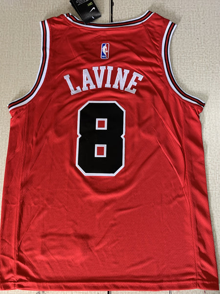 Hot Men 8 Zach LaVine Jersey Red Chicago Bulls Jersey Fanatics Swingman - fastssd - NBA Jersey - nRevo