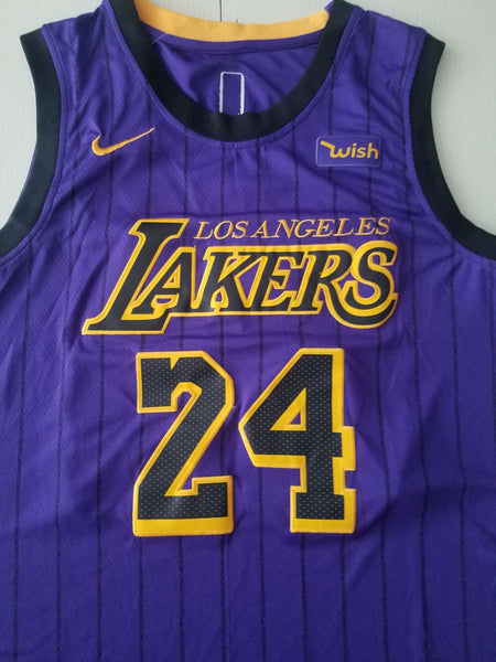 New Men 24 Kobe Bryant Jersey Purple Los Angeles Lakers Swingman City Edition - fastssd - NBA Jersey - nRevo