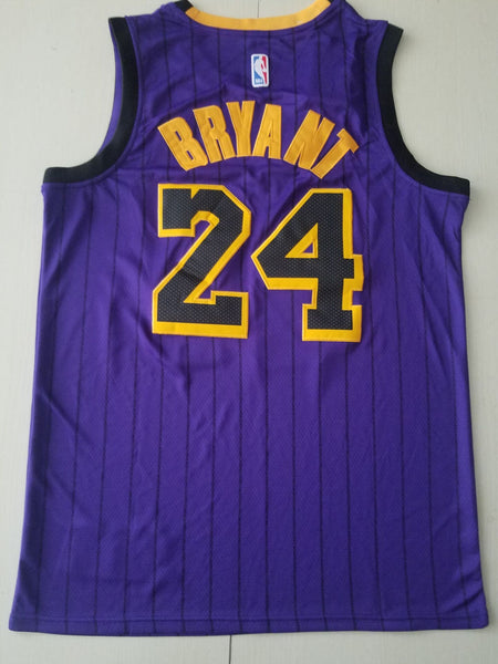 New Men 24 Kobe Bryant Jersey Purple Los Angeles Lakers Swingman City Edition - fastssd - NBA Jersey - nRevo