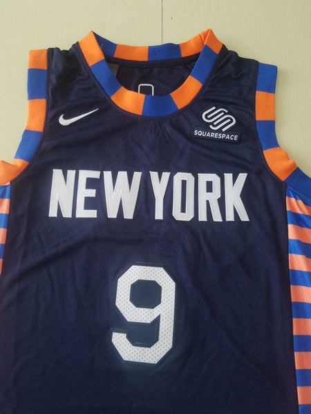 Men 9 RJ Barrett Jersey Dark Blue New York Knicks Jersey Fanatics - fastssd - NBA Jersey - nRevo