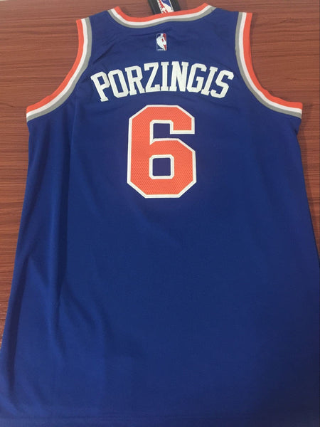 Men 6 Kristaps Porzingis Jersey Blue New York Knicks Jersey Fanatics - fastssd - NBA Jersey - nRevo