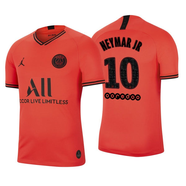 Men 10 Neymar Jersey Orange Third Paris Saint Germain Jersey Ligue 1 2020 - fastssd - Soccer Jersey - CrazyKill