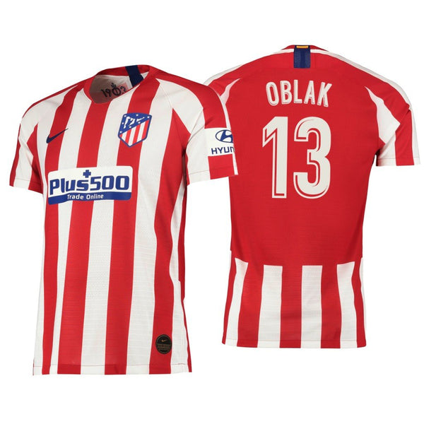 Men 13 Jan Oblak Jersey Red Home Atletico Madrid Jersey LaLiga 2020 - fastssd - Soccer Jersey - CrazyKill