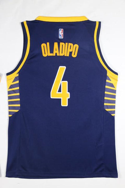 Men 04 Victor Oladipo Jersey Blue Indiana Pacers Jersey Swingman Fanatics