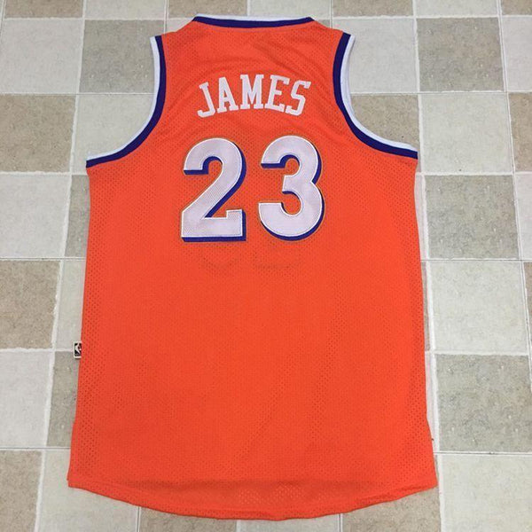 Men 23 Lebron James Jersey Orange Cleveland Cavaliers Swingman Jersey - fastssd - NBA Jersey - nRevo