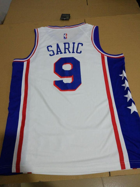 Men 9 Dario Saric Jersey White Philadelphia 76ers Swingman Fanatics - fastssd - NBA Jersey - nRevo