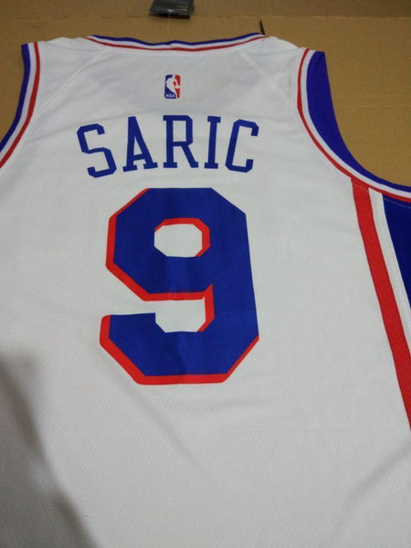 Men 9 Dario Saric Jersey White Philadelphia 76ers Swingman Fanatics - fastssd - NBA Jersey - nRevo