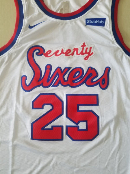 Men 25 Ben Simmons Jersey White Philadelphia 76ers Jersey Swingman - fastssd - NBA Jersey - nRevo