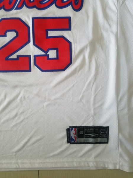 Men 25 Ben Simmons Jersey White Philadelphia 76ers Jersey Swingman - fastssd - NBA Jersey - nRevo