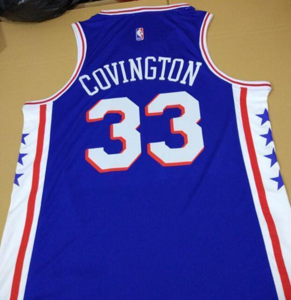 Men 33 Robert Covington Jersey Blue Philadelphia 76ers Jersey Swingman - fastssd - NBA Jersey - nRevo