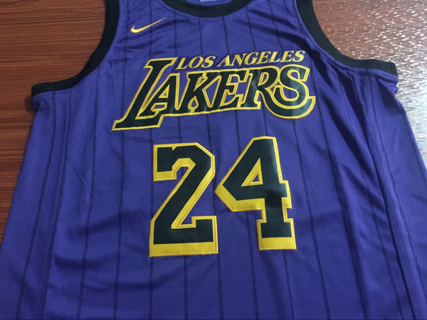 Hot Men 24 Kobe Bryant Jersey Purple Los Angeles Lakers Swingman Jersey - fastssd - NBA Jersey - nRevo